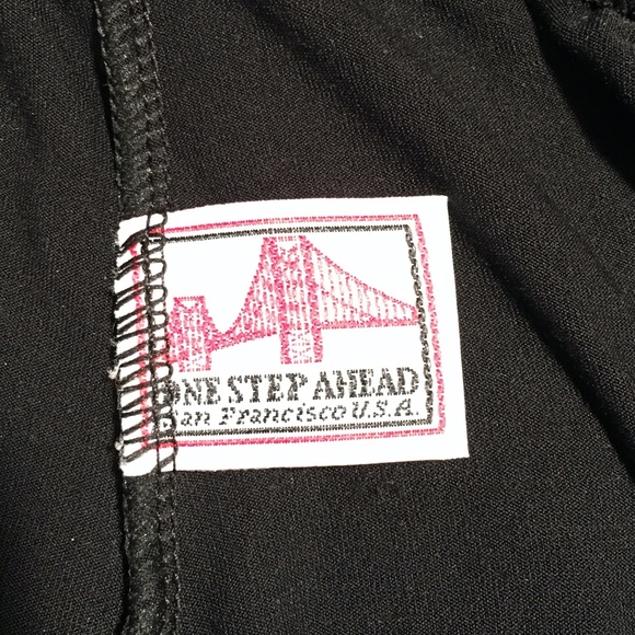 NWOT One Step Ahead Leggings TwoBlack Yoga Tights - Picture 2 of 3